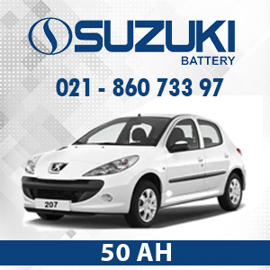 خرید باتری سوزوکی مناسب پژو 207