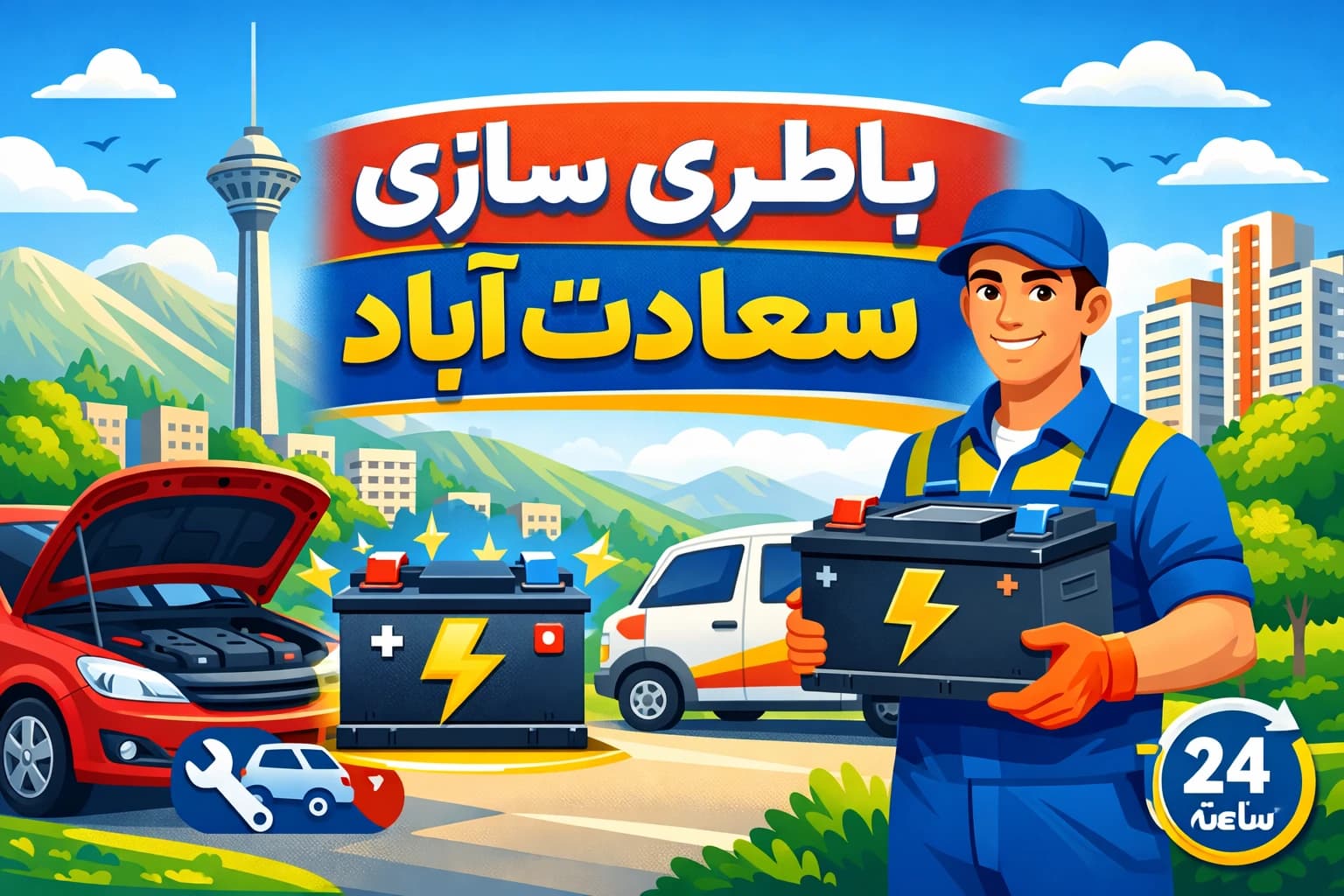 باطری سازی سعادت آباد